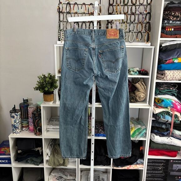 Levi's Blue Relaxed Jeans Classic Fit men's size 32 waist 30 inseam - Picture 6 of 6